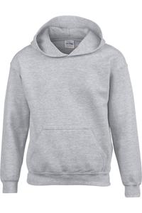Толстовка Gildan с карманом-кенгуру, серый