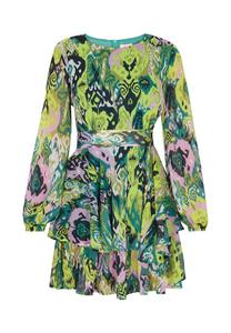 Мини платье IZIA Dress, цвет green/light green