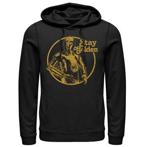 Мужская толстовка C-3PO Stay Golden с капюшоном Star Wars