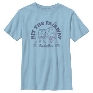 Футболка с принтом Boys 8-20 Spongebob Squarepants & Patrick Hit the Fairway Birdie Bros Nickelodeon