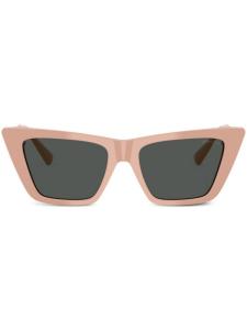 Солнцезащитные очки в оправе 'кошачий глаз' Jimmy Choo Eyewear, розовый