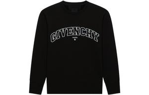 Толстовка College Slim Fit с круглым вырезом Givenchy, черный