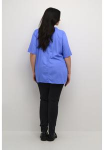 Блуза TINE Kaffe Curve, светло-голубой