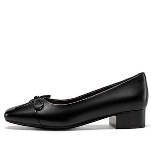 Повседневные туфли на среднем каблуке для женщин YEARCON, Black