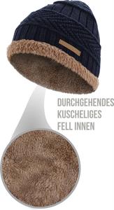 Кепка normani Winter Fell Kebili, цвет Marine/Braun