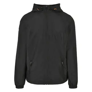Куртка Urban Classics Recycled Windrunner, черный