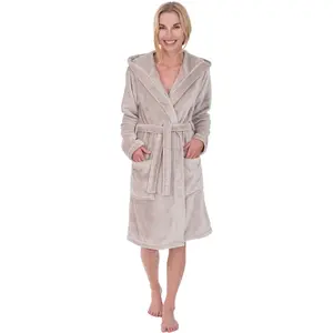 Женский халат 6600, идеально подходит для сауны и спа, гостиничный халат, утренний халат 1 шт., непревзойденно уютный Wewo Fashion, Stone