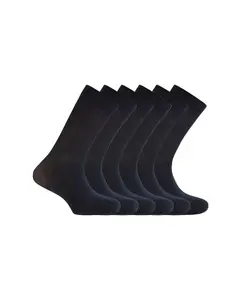 В упаковке 6 пар мужских носков из полиамида темно-синего цвета Punto Blanco, темно-синий