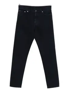 Джинсы с нашивкой-логотипом Zegna, синий