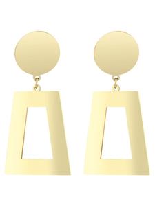 Adeliás Женский кулон из нержавеющей стали в золотом исполнении