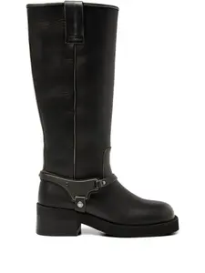 50-миллиметровые сапоги Eve Lynn до колена Nubikk, черный