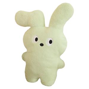 Плюшевая игрушка разноцветный длинноухий кролик высота 70см MLING, зеленый