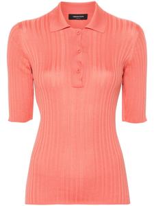 Fabiana Filippi рубашка поло в рубчик, розовый