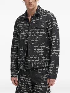Рубашка-куртка с узором Yanis Iro, черный