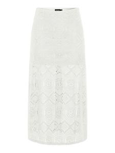Длинная юбка Pieces, белый