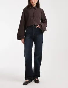 Темно-синие джинсы с завышенной талией Levi's Ribbage Bells