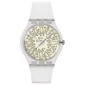 SWATCH Часы Men 41mm Beige Watch SO29Z145, Beige Watch Dial