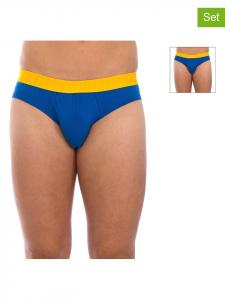 Bikkembergs Комплект из 2 трусов синего цвета