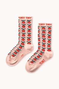 Детские носки APPLES MEDIUM SOCKS Tinycottons, розовый