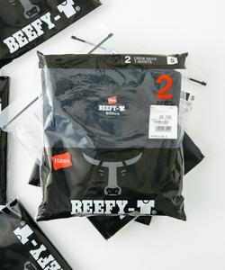 Футболка унисекс, комплект из 2 штук, плотная ткань HANES Beefy, черный