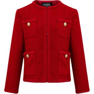 KARL LAGERFELD Куртки и пальто женские красные KARL LAGERFELD / Karl Lagerfeld Jeans