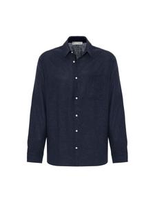 Рубашка на пуговицах классического кроя Dandalo, темно-синий