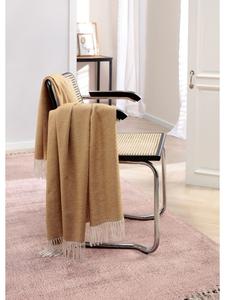 Одеяло biederlack Wohn Fransenplaid, кэмел