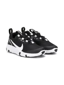 Кроссовки Swoosh с логотипом Nike Kids, черный