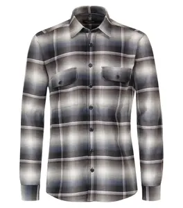 Рубашка CASAMODA с длинными рукавами "Повседневная рубашка CASAMODA в клетку", коричневый