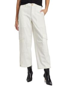 Брюки-карго из эластичного хлопкового твила ATM Anthony Thomas Melillo, цвет Chalk