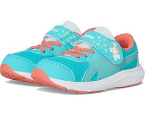 Кроссовки ASICS Kids Contend 9 TS School Yard, цвет Energy Aqua/Papaya