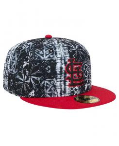 Мужская черная шляпа St. Louis Cardinals Sands 59FIFTY Fitted New Era