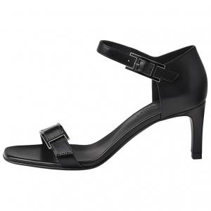 Женские черные сандалии Judy на ремешках 7 см HERMES