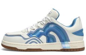 Кеды мужские, обувь для скейтбординга низкая Cabbeen, бежевый/коричневый