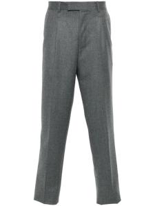 Zegna облегающие шерстяные брюки, серый