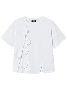 Футболка с вышивкой TWINSET, белый