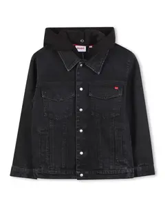 Детская синяя куртка с длинными рукавами Hugo, синий