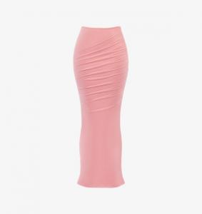 Юбка макси из сетки с гофрированным подолом Cassidy House Of Cb, цвет peach