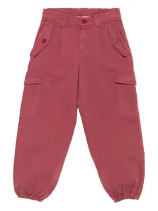 Вышитые брюки-карго Etro Kids, красный