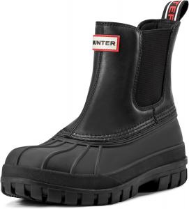 Женские водонепроницаемые челси Hunter Sutton, Black Nubuck