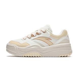 ANTA Дышащие кроссовки для скейтбординга Wave с эффектом увеличения роста, низкие, женские, белые