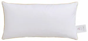 Перьевая подушка Frau Holle "Frau Holle", наполнитель: 50% гусиные перья, 50% гусиный пух, чехол: 100% хлопок, (1 штука), подушка 40х80 см, 80х80см, мягкая, белый