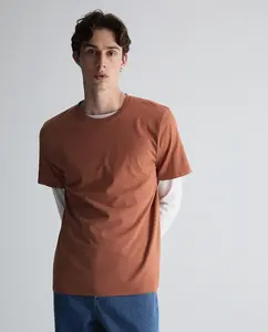 Однотонная футболка Sfera, оранжевый