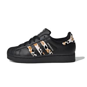 Superstar 2 Shell Head Abrasion Resistant Low top Kids' Skateboarding Shoes Unisex Adidas Originals, желтый