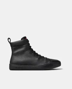 Женские высокие кожаные кроссовки Peu Touring Camper, черный