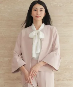 Удобный жакет с расклешенными рукавами и свободным кроем Suite, цвет Champagne Pink [012]