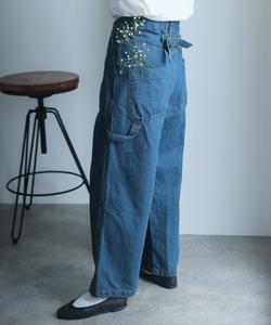 Брюки художника в мальчишеском стиле Pourvous, цвет Blue