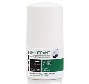 ШАРИКОВЫЙ ДЕЗОДОРАНТ ДЛЯ МУЖЧИН MACROVITA с хлопком и хмелем