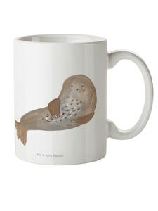 Детская кружка, рисунок с печатью, смех, молчание, белый цвет Mr. & Mrs. Panda