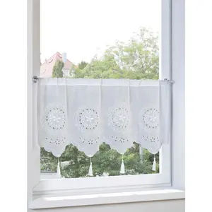 Тюль на штангу, 1 шт. Heine Home, белый